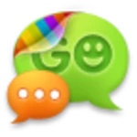 gosms green glow theme android application logo